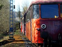 Alter Schienenbus nahe Münsingen (Oberheutal)